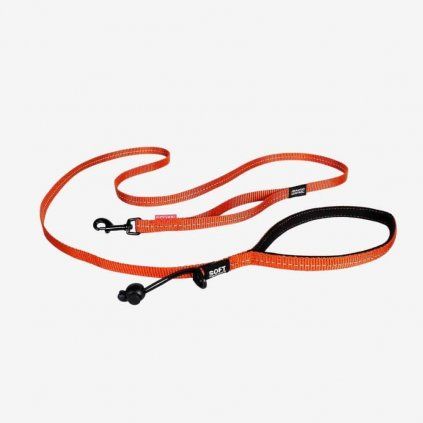 EZYDOG vodítko SOFT TRAINER LITE TRAFFIC CONTROL - 180 cm oranžové